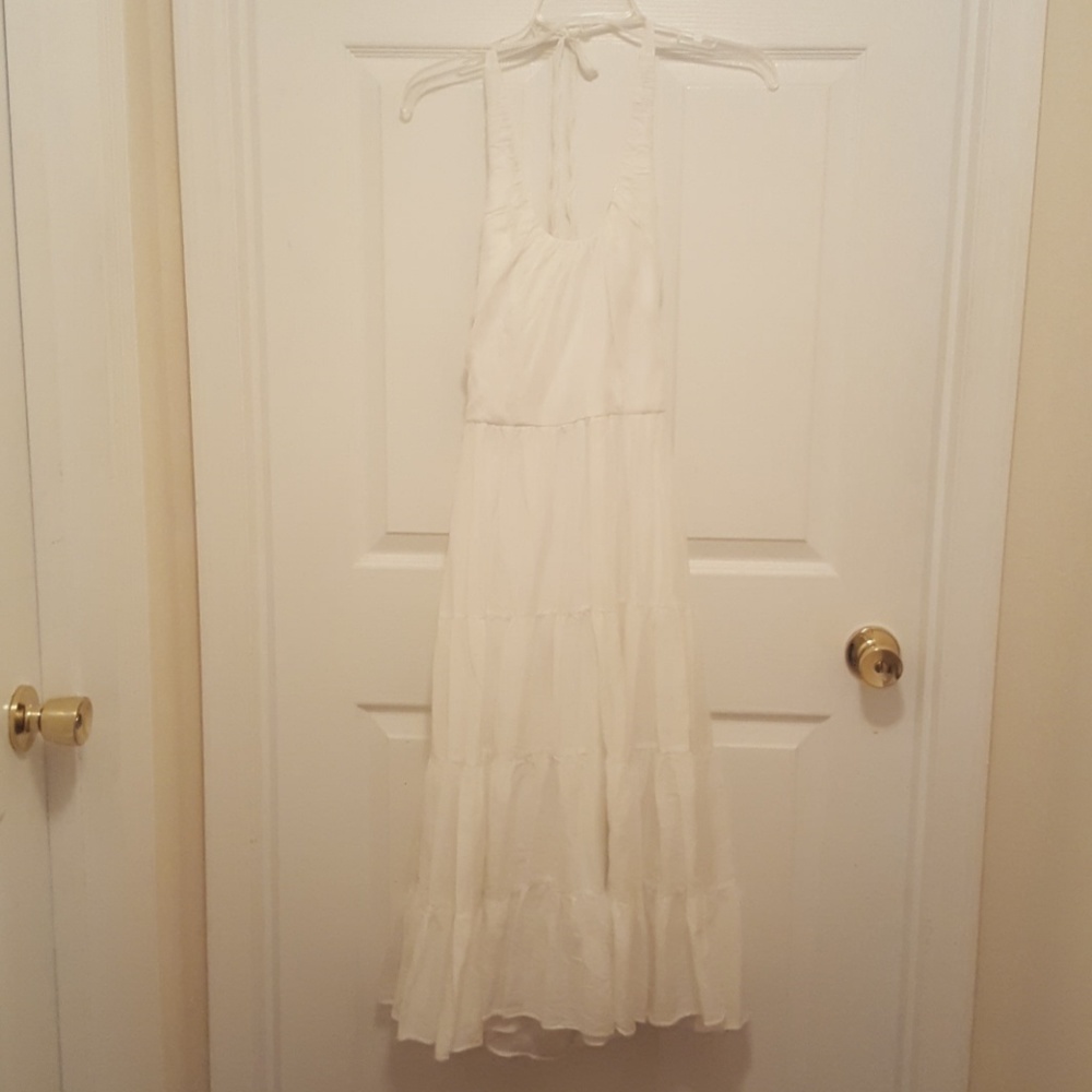 White House Black Market White Dress